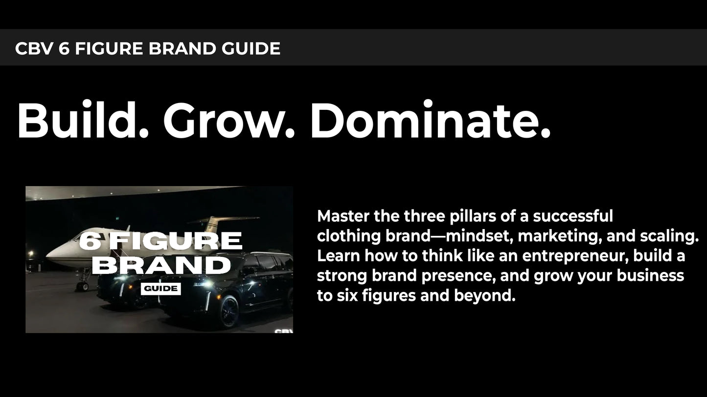 6 FIGURE BRAND GUIDE